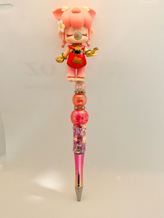 Other - Pink Cute Character Nanci Beaded Handmade